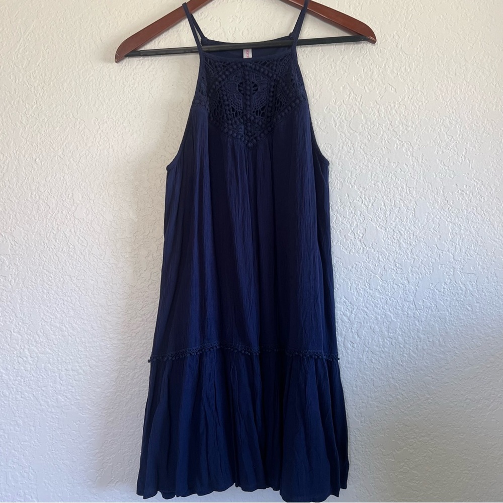 EUC Cute Xhilaration blue women's dress size medium